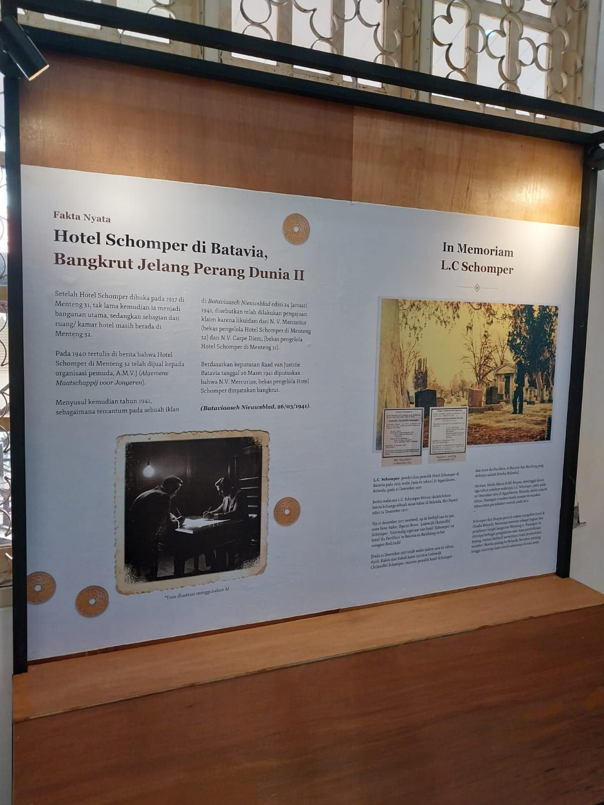 Pameran Temporer “Kisah Hotel dari Menteng 31” Museum Joang '45 (2023)